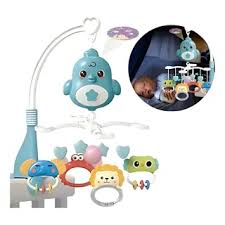 Hanging Baby Rattles Musical Crib