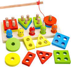 Fishing Wooden Four Shape Box
