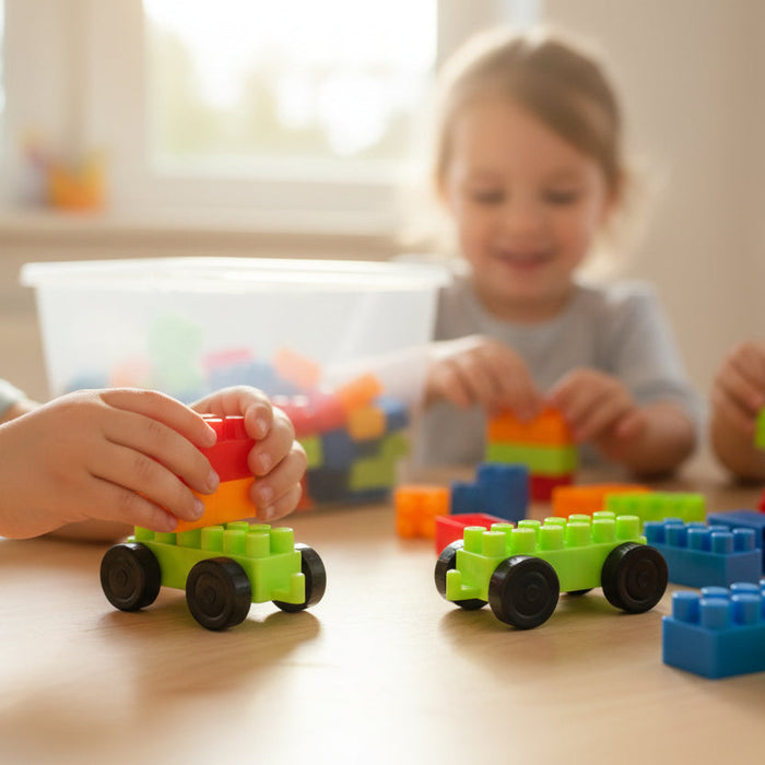 Colorful Building Blocks Bucket 170 Pieces
