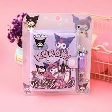 Kuromi Theme Diary With Mini Pen
