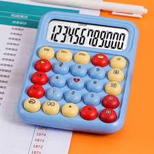 Colorful Bubble Keys Calculator