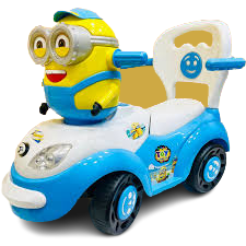 Minions Cartoon Theme Push Car