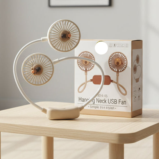 USB Rechargeable Hanging Neck Fan