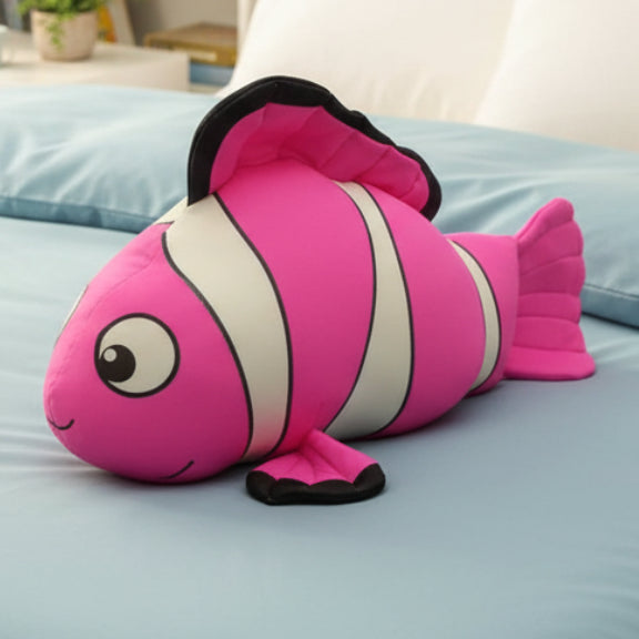 Pink Soft Bean Fish Toy 38cm