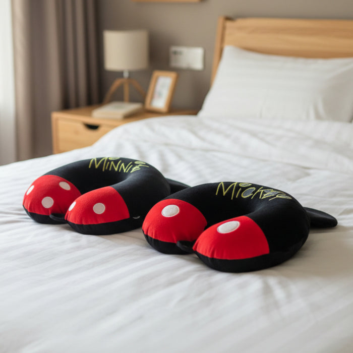 Mickey & Minnie Mouse Travel Neck Pillow