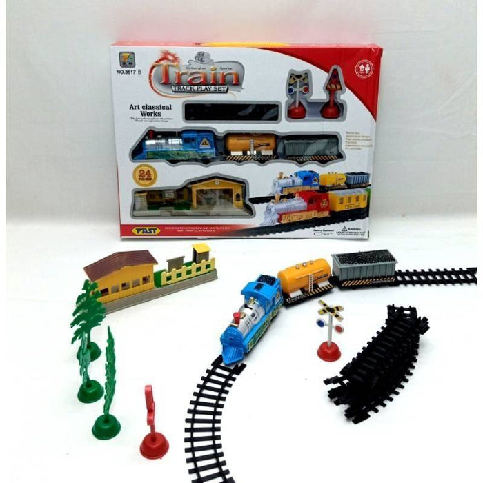 Classical Train & Track Set 24 Pieces