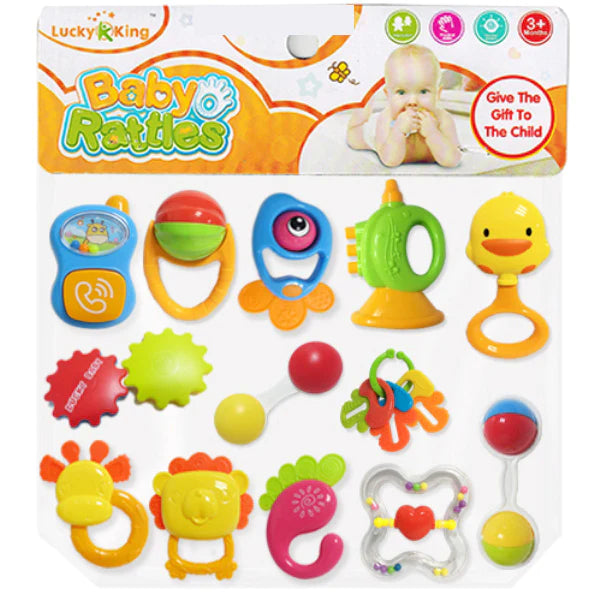Pack of 13 Baby Rattle Set