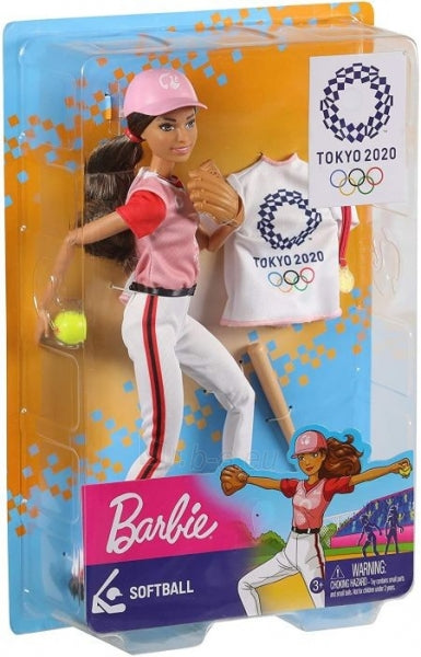Barbie Tokyo Olympic Softball Doll GJL77