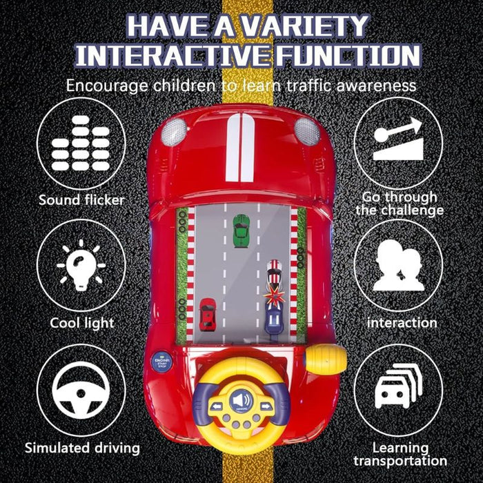 Steering Wheel Racing Car with Light & Music