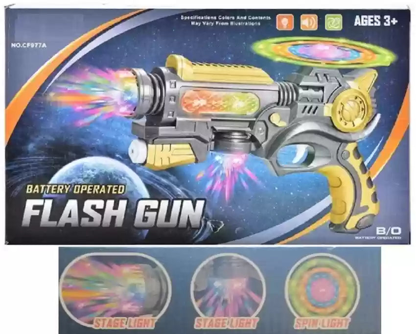 Flash Gun With Light & Music