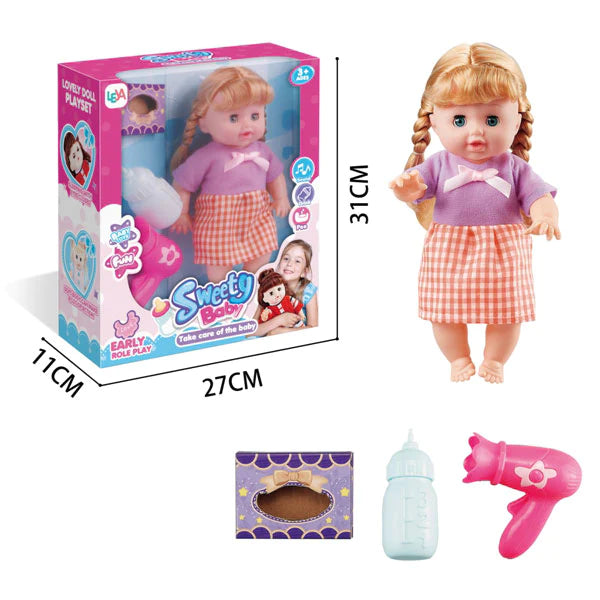 Sweety Baby Doll with Accessories