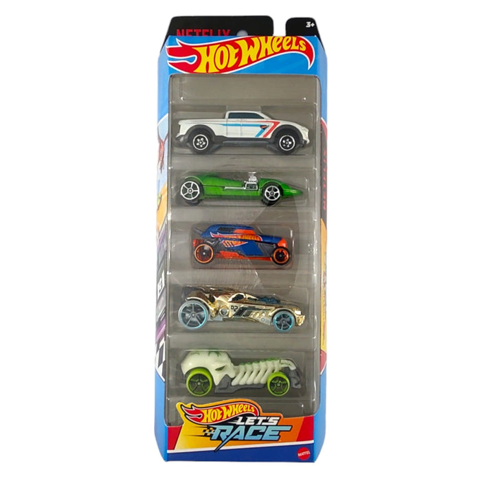 Hot Wheels Diecast Pack of 5 Lets Race HTV42