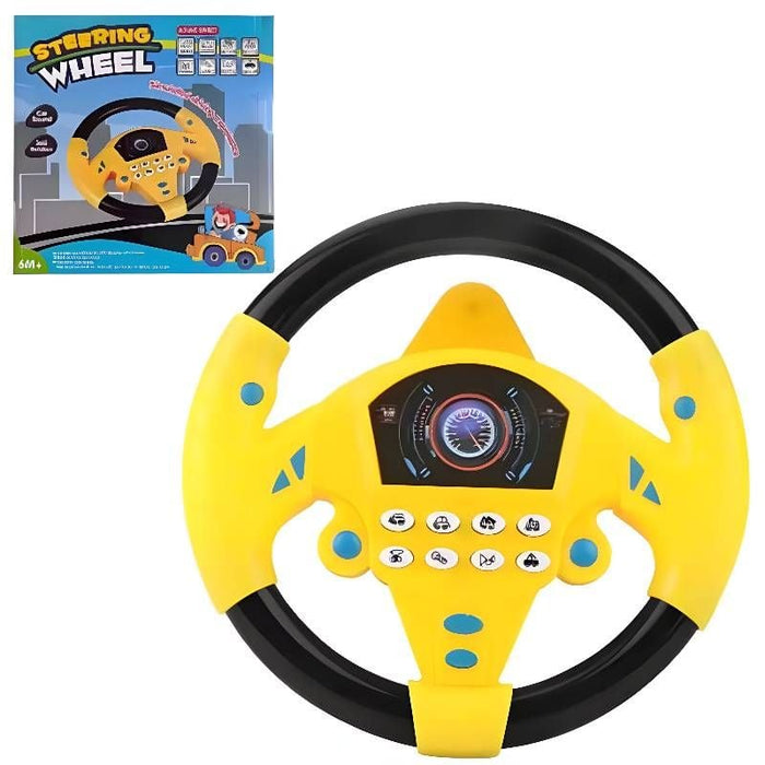 Electric Steering Wheel with Music for Kids