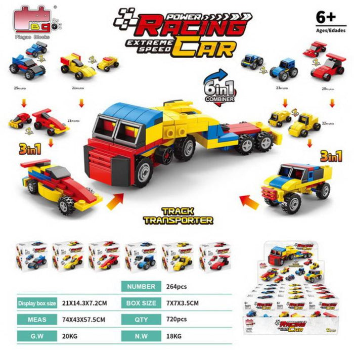 Speed Racing Car Block 720 Pieces