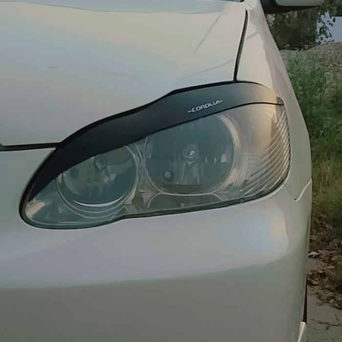 Toyota Corolla 2002 to 2008 Eyebrow  Headlight