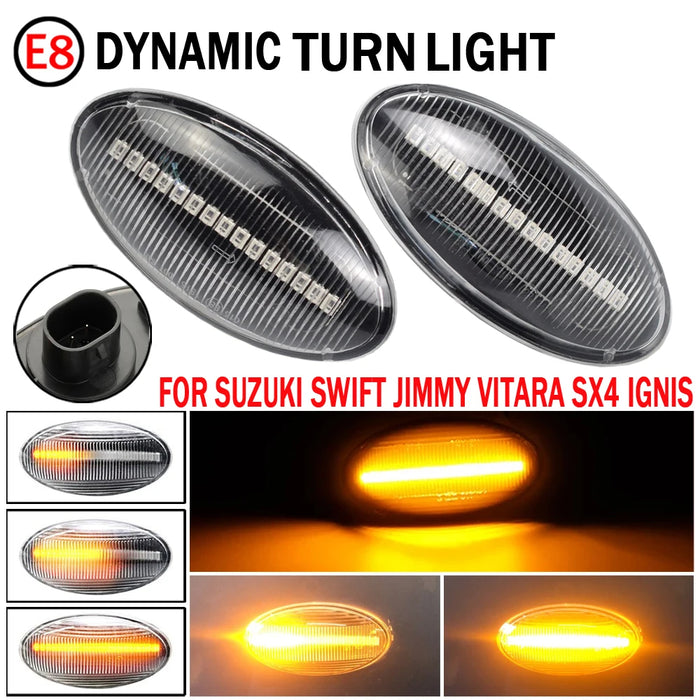 2 Pieces Led Light Amber Indicator For Suzuki Swift / Alto