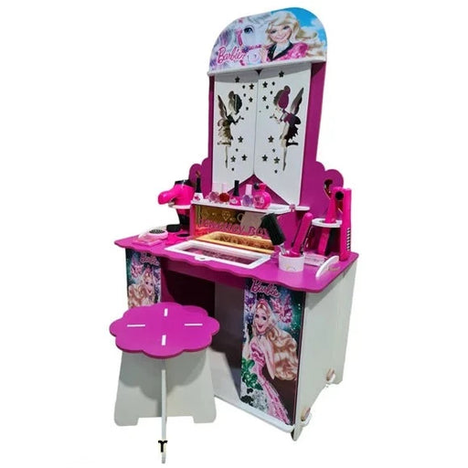 Buy Barbie Wooden Dressing Table Set Online in Pakistan Khanaan.pk