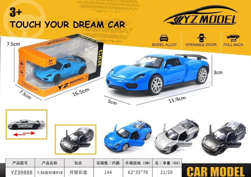 Diecast YZ Alloy Model Car