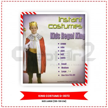 Regal King Costume For Kids