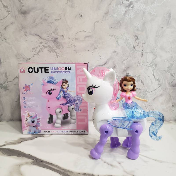 Cute Unicorn Princess with Light & Sound