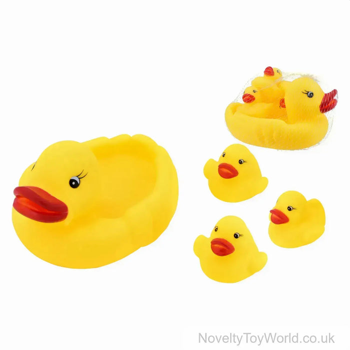 Cute Bathing Ducks