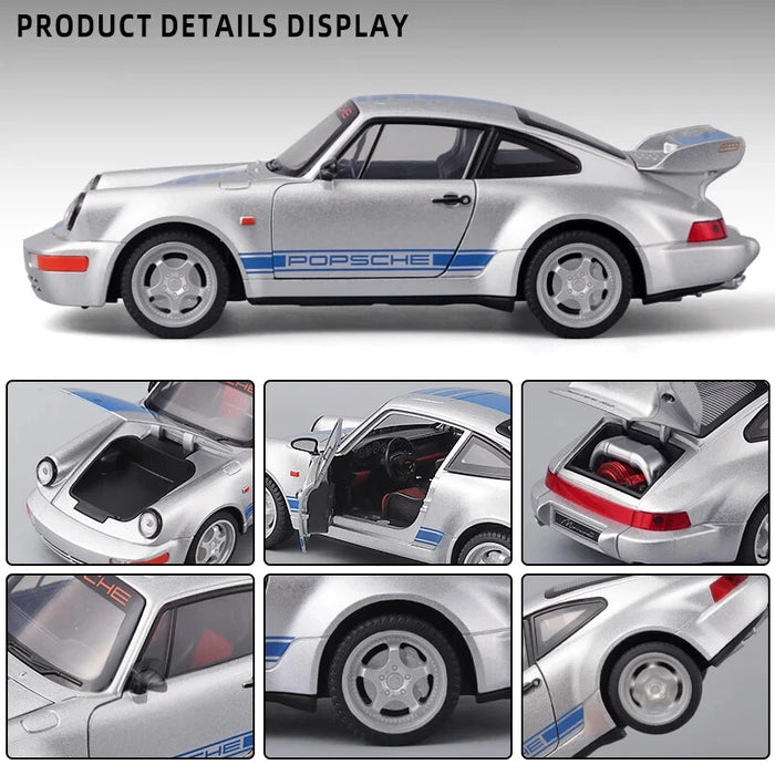 Diecast Porsche 911 Carrera Car with Light & Sound