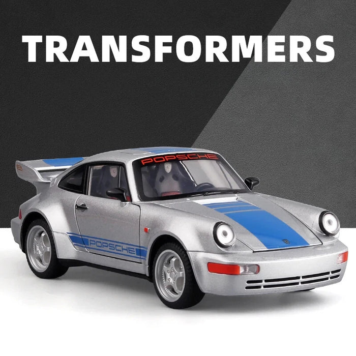 Diecast Porsche 911 Carrera Car with Light & Sound