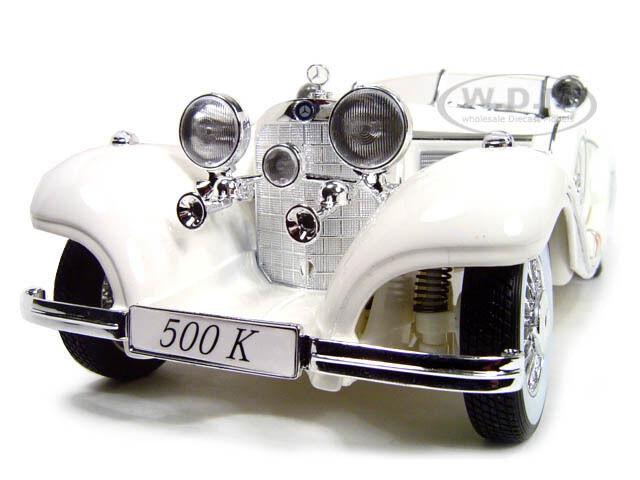 Maisto Premiere Edition - Mercedes Ben.z 500 K Special Edition - Roadster (1934-1936) - Scale 1/18 - Diecast.