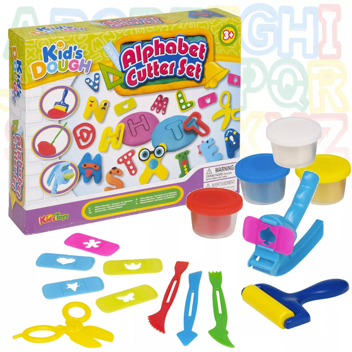 Alphabet Cutter Set Kids Dough