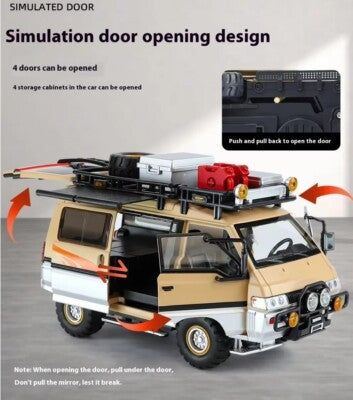 Diecast Camping RV M357 Van with Light & Sound