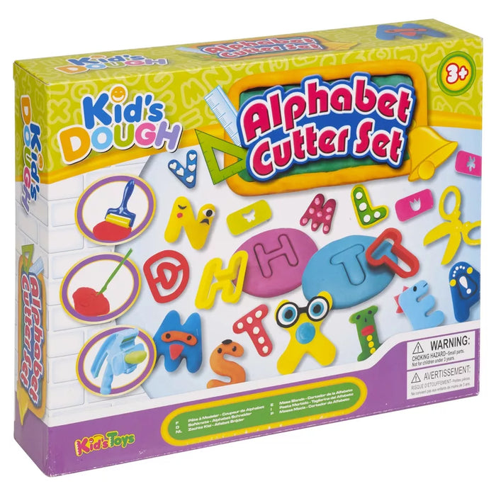 Alphabet Cutter Set Kids Dough