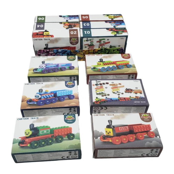 Cartoon Train Blocks