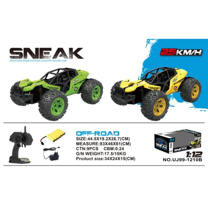 Rechargeable RC Sneak Off Road Car