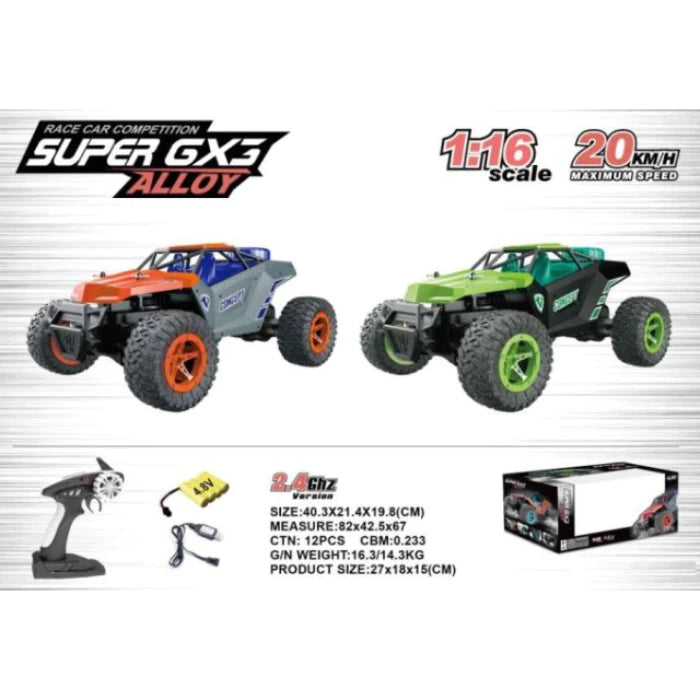 Rechargeable RC Super GX3 Alloy Car
