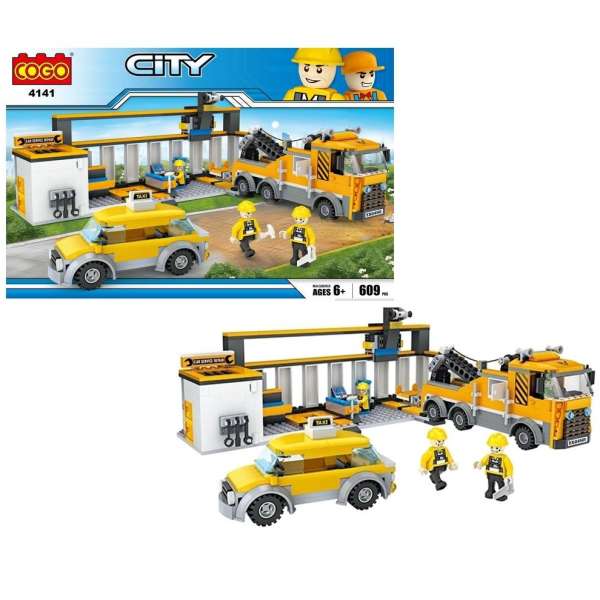 COGO Car Garage Building Blocks