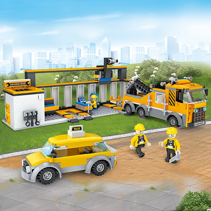 COGO Car Garage Building Blocks