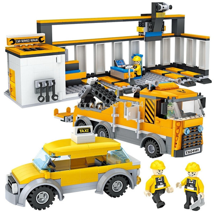 COGO Car Garage Building Blocks