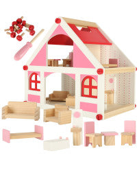 Cute Mini Wooden Doll House