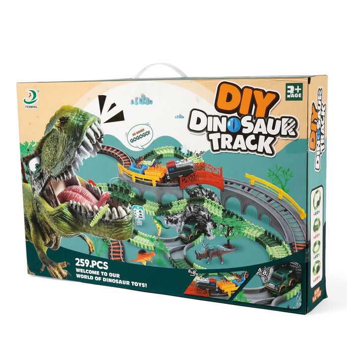 DIY Dinosaur Track Set