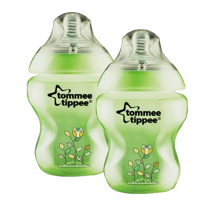 Tommee Tippee Tinted Feeding Bottle 260ml Pack of 2 - Green