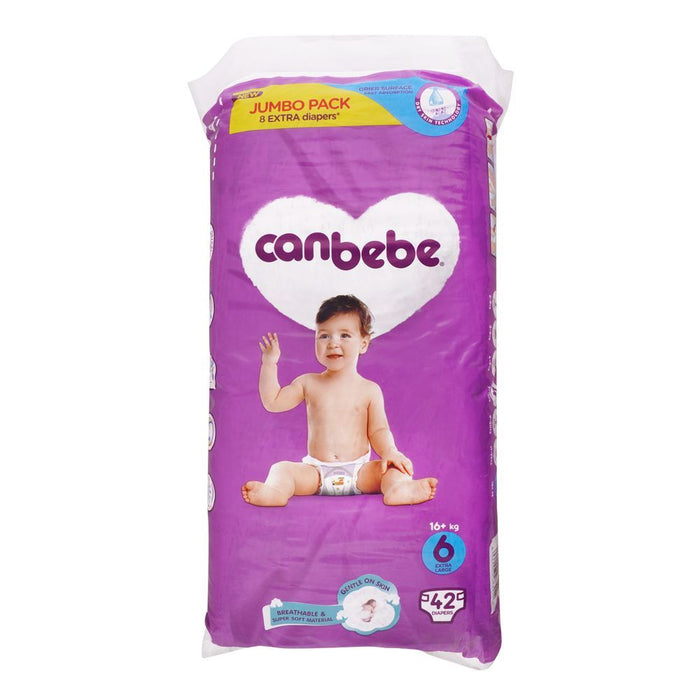 Canbebe Baby Diapers Size 6 Extra Large (16+) Kg (42)