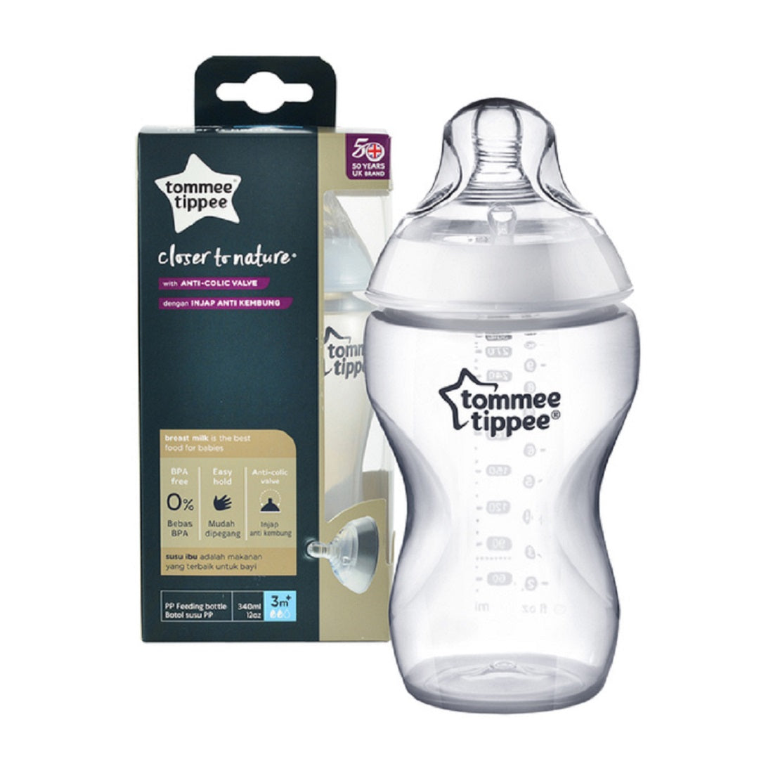 Buy Tommee Tippee Girl Closer to Nature Deco Bottle 340ml - Tommee Tippee,  delivered to your home
