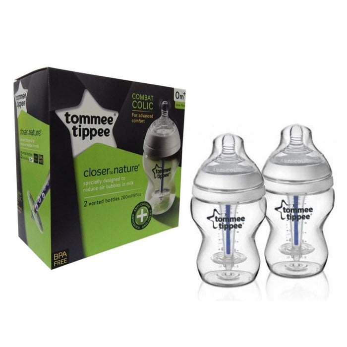 Tommee Tippee Anti-Colic Feeding Bottle 260ml Pack Of 2 - 422525