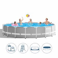 26756 - Intex Prism Frame Pool round with Filter Pump