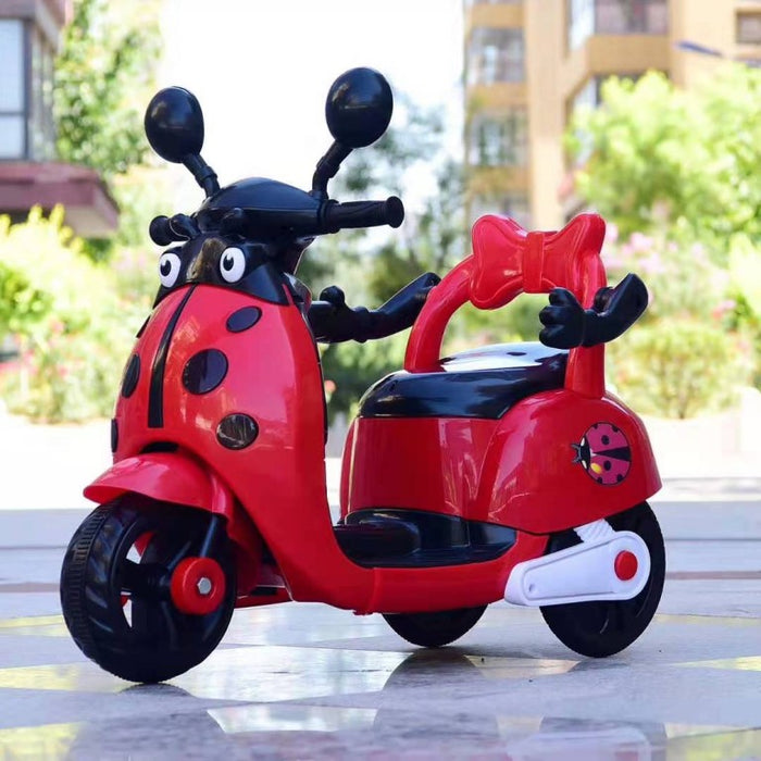 Lady Bug Ride On Electric Scooter