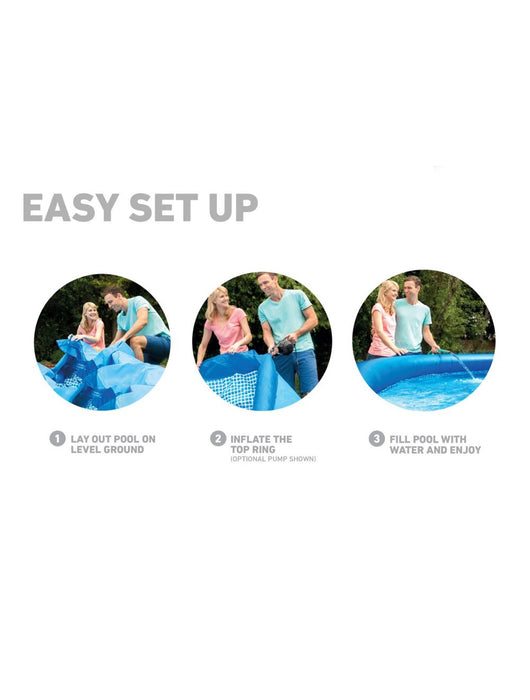 Intex Easy Set Pool 8'x24" (2.44 m x 61 cm) Round with Filter Pump
