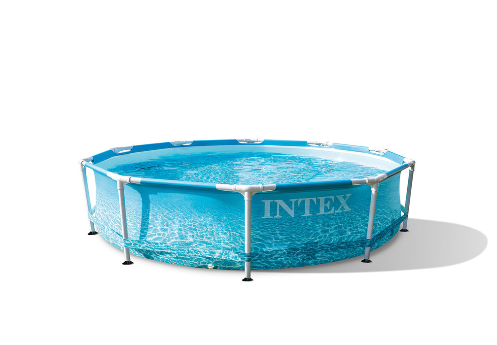Intex 28206 Beachside Metal Frame 10' x 30'' Above Ground Pool