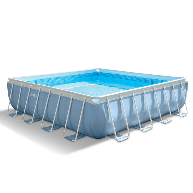 INTEX 28764 Prism Frame Pool with Stairs, Filter Pump & Covers