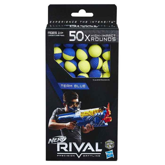 NERF Rival 50 High Impact Rounds-Blue Team C1696-