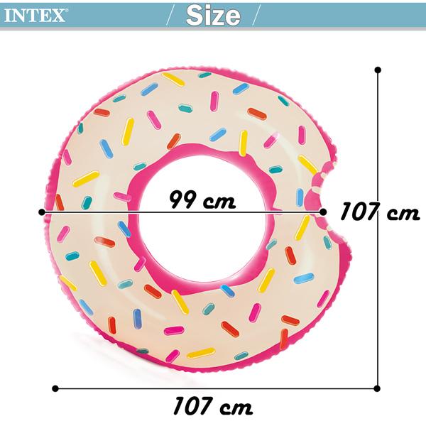 Intex  Donut Tube Inflatable Mattress For The Pool